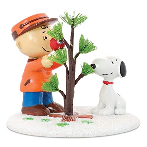 Department 56 Peanuts Charlie Brown & Snoopy The Perfect Tree Figurine | Hand-Crafted & Hand-Painted 2.76 Inch 1 Department 56 Peanuts Charlie Brown & Snoopy The Perfect Tree Figurine | Hand-Crafted & Hand-Painted 2.76 Inch
