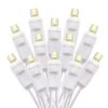 17 Ft 50 LED Warm White UL Listed Christmas Lights Outdoor Indoor, IP65 Commercial Grade Waterproof Holiday Lights Non-Flicking Spacing 4in White Wire 14 17 Ft 50 LED Warm White UL Listed Christmas Lights Outdoor Indoor, IP65 Commercial Grade Waterproof Holiday Lights Non-Flicking Spacing 4in White Wire -Department 56 Shop 41XY67xopZL