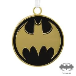 Hallmark DC Comics Batman Bat-Signal Christmas Ornament, Metal (0002HCM9219) -Department 56 Shop 41XsrWRmkHL