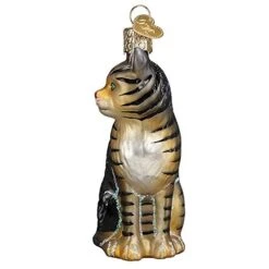 Old World Christmas Ornaments Tabby Cat Glass Blown Ornaments For Christmas Tree -Department 56 Shop 41XuGWKdh7L