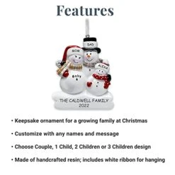 Let's Make Memories We're Expecting Family Christmas Ornament - New Baby On The Way - Couple -Department 56 Shop 41Xyttx6WDL