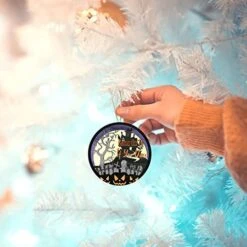 Halloween Decor Door Hangers PVC Letter Hanging Halloween Decoration Pendant Decorations Ornaments 9.84 * 9.84 In (Purple, One Size) -Department 56 Shop 41Y3g3OCHVL