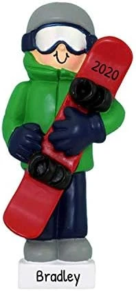 Personalized Snowboard Boy Christmas Tree Ornament 2021 - Athlete Man Yellow Red Blue Outfit Goggles Downhill Active Winter Game School Teacher Hobby Utah Ride Year Gear Burton - Free Customization 10 Personalized Snowboard Boy Christmas Tree Ornament 2021 - Athlete Man Yellow Red Blue Outfit Goggles Downhill Active Winter Game School Teacher Hobby Utah Ride Year Gear Burton - Free Customization - Image 10