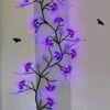 TURNMEON 6 Ft 54 LED Halloween Willow Vine Twig With Timer 18 LED Bats And 36 Purple Halloween Lights 8 Modes Waterproof Battery Operated Garland Halloween Scary Decorations Home Indoor Wall Fireplace 11 TURNMEON 6 Ft 54 LED Halloween Willow Vine Twig With Timer 18 LED Bats And 36 Purple Halloween Lights 8 Modes Waterproof Battery Operated Garland Halloween Scary Decorations Home Indoor Wall Fireplace -Department 56 Shop 41YhgcPRX7L