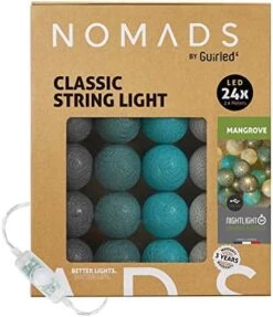 GuirLED Nomads - ﻿String Light Garland LED USB - Fairy Light - Baby Nightlight 2h - AC Adapter Included - 3 Intensities 24 Cotton Balls - 7.87ft 2.4m - Tagada -Department 56 Shop 41YiyAeBCL. AC
