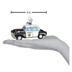 Old World Christmas Ornaments: Police Officer Gifts Glass Blown Ornaments For Christmas Tree, Police Car -Department 56 Shop 41YlJ48bLvL