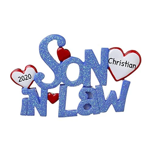 Personalized Son In Law Christmas Ornaments 2022 - Son Ornament 2022, For Son In Law, 2022 Family Christmas Ornament, Son In Law Ornament, My Favorite Son In Law - Free Customization 2 Personalized Son In Law Christmas Ornaments 2022 - Son Ornament 2022, For Son In Law, 2022 Family Christmas Ornament, Son In Law Ornament, My Favorite Son In Law - Free Customization - Image 2