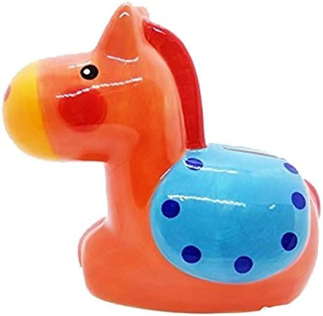 5" Tall Orange Horse Piggy Bank Ceramic - Figurine Animal Statue - Pottery Miniature Hand Made And Painted Multipurpose Pony Coin Bank Porcelain Table Decor Perfect For Gifts And Souvenirs 11 5" Tall Orange Horse Piggy Bank Ceramic - Figurine Animal Statue - Pottery Miniature Hand Made And Painted Multipurpose Pony Coin Bank Porcelain Table Decor Perfect For Gifts And Souvenirs - Image 11