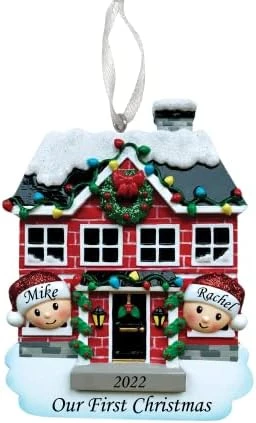 2023 Personalized Ornament House Of Family Of 4 Christmas Tree Ornament Artisanal Customized Decoration Family Ornament - Free Personalization 3 2023 Personalized Ornament House Of Family Of 4 Christmas Tree Ornament Artisanal Customized Decoration Family Ornament - Free Personalization - Image 3