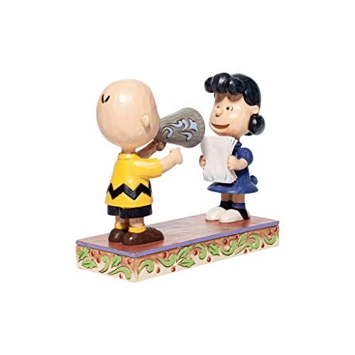 Enesco Jim Shore Peanuts Christmas Pageant Charlie Brown And Lucy Directors Figurine, Multicolor 3 Enesco Jim Shore Peanuts Christmas Pageant Charlie Brown And Lucy Directors Figurine, Multicolor - Image 3