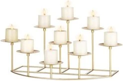 Sziqiqi Candelabra Candle Holders For Pillar Candle Fireplace Matte Black Pillar Candle Holder With 9 Candle Stands Metal Candleholders For Christmas Halloween Mantel Floor Table Centerpiece 13 Sziqiqi Candelabra Candle Holders For Pillar Candle Fireplace Matte Black Pillar Candle Holder With 9 Candle Stands Metal Candleholders For Christmas Halloween Mantel Floor Table Centerpiece -Department 56 Shop 41acCDI2TCL. AC