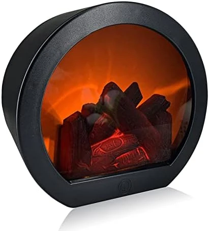 GSY Fireplace Decorative Lantern , Fireplace Light LED Simulation Log Flame Effect , Touch Switch And USB Powered Fireplace Lantern For Home Decor Indoor Christmas Ornament 5 GSY Fireplace Decorative Lantern , Fireplace Light LED Simulation Log Flame Effect , Touch Switch And USB Powered Fireplace Lantern For Home Decor Indoor Christmas Ornament - Image 5