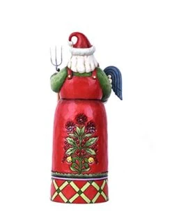Enesco Jim Shore Country Living Santa With Farm Scene Figurine, 9.06 Inch, Multicolor -Department 56 Shop 41ay2AVJw9L