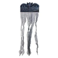 Halloween Decor Plastic Bat Halloween Door Hanging Bar Door Window Decoration Props (C, One Size)