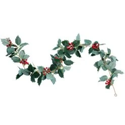 Jiebor Christmas Garland Red Berry Green Leaf Garland Artificial Holly Leaves Garland For Christmas Tree Mantle Fireplace Winter Holiday Home Outdoor Indoor Front Door Window Wall Decorations 5.7Ft 13 Jiebor Christmas Garland Red Berry Green Leaf Garland Artificial Holly Leaves Garland For Christmas Tree Mantle Fireplace Winter Holiday Home Outdoor Indoor Front Door Window Wall Decorations 5.7Ft -Department 56 Shop 41bH2oFT36L