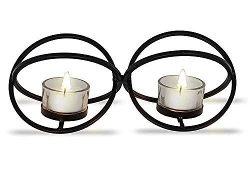 TIED RIBBONS Decorative Metal Tealight Candle Holder For Side/Center Table Dining Table Living Room Christmas Lighting Home Decoration 2 TIED RIBBONS Decorative Metal Tealight Candle Holder For Side/Center Table Dining Table Living Room Christmas Lighting Home Decoration - Image 2
