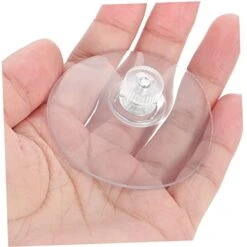 Cabilock 30 Pcs Window Duty Hooks Plastic Punch-Free Christmas Mm Door Towel Loofah Hangers Suction Hanger Coat Wreath Vacuum Cup Adhesive Clear Bag Glass Wall Kitchen For Removable -Department 56 Shop 41bh1xGgc6L