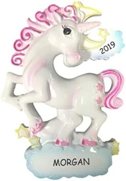 Personalized Unicorn Kids Christmas Ornament (Whimsical) -Department 56 Shop 41bkrXQiAhL. AC 1