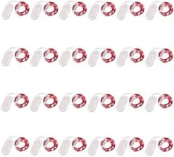 24 Pack Fairy Lights Battery Operated 6.6ft 20 Led Mini String Lights Silver Wire Starry Lights For DIY Wedding Party Festival Halloween Christmas (Cool White) 27 24 Pack Fairy Lights Battery Operated 6.6ft 20 Led Mini String Lights Silver Wire Starry Lights For DIY Wedding Party Festival Halloween Christmas (Cool White) -Department 56 Shop 41bqYIbkvTL. AC