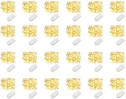 LEDIKON 20 Pack Fairy Lights Battery Operated,Long Lasting 7.2ft 20 LED Silver Wire Warm White Firefly Mason Jar Lights,Mini Led String Lights For Mason Jars Party Crafts Wedding Décor 15 LEDIKON 20 Pack Fairy Lights Battery Operated,Long Lasting 7.2ft 20 LED Silver Wire Warm White Firefly Mason Jar Lights,Mini Led String Lights For Mason Jars Party Crafts Wedding Décor -Department 56 Shop 41c vT H1eL. AC