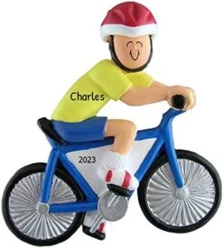 Personalized Bicycle Ornament 2022 - Mountain Bike Ornament, Dirt Bike Christmas Ornaments, Bicyclist Ornament, Bicycle Ornament - Cyclist Girl - Free Customization -Department 56 Shop 41c6gcVeujL. AC