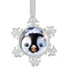 Fashion Image Snowflake Ornaments Silver 2.9"X2.6"X0.3"inches Home Decoration Christmas Tree Hanging Ornaments (Lovely-Penguin) 7 Fashion Image Snowflake Ornaments Silver 2.9"X2.6"X0.3"inches Home Decoration Christmas Tree Hanging Ornaments (Lovely-Penguin) -Department 56 Shop 41cJA9SAp8L