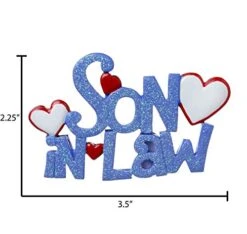 Personalized Son In Law Christmas Ornaments 2022 - Son Ornament 2022, For Son In Law, 2022 Family Christmas Ornament, Son In Law Ornament, My Favorite Son In Law - Free Customization 13 Personalized Son In Law Christmas Ornaments 2022 - Son Ornament 2022, For Son In Law, 2022 Family Christmas Ornament, Son In Law Ornament, My Favorite Son In Law - Free Customization -Department 56 Shop 41comXYKjjL