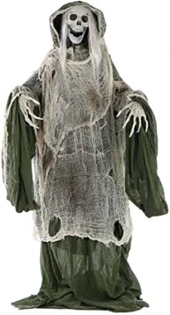 Haunted Hill Farm Dungeon Dave The Animatronic Twisting Zombie In Chains With Backdrop And Folding Door Hook For Scary Hanging Halloween Decoration -Department 56 Shop 41d63r6YnCL. AC
