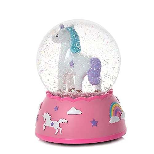 Shatterproof Unicorn Snow Globe For Girls | Musical Snow Globe - Unicorns Gifts For Girls | Unbreakable Snow Globes For Kids - Snowglobe | Granddaughter Gifts From Grandma| Plastic Snow Globe 1 Shatterproof Unicorn Snow Globe For Girls | Musical Snow Globe - Unicorns Gifts For Girls | Unbreakable Snow Globes For Kids - Snowglobe | Granddaughter Gifts From Grandma| Plastic Snow Globe