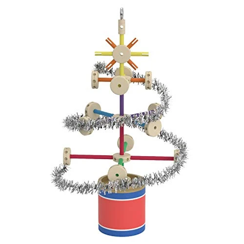 Hallmark Keepsake Christmas Ornament 2019 Year Dated Tinkertoy Tree, 2 Hallmark Keepsake Christmas Ornament 2019 Year Dated Tinkertoy Tree, - Image 2