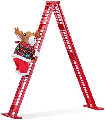 Mr. Christmas Super Climber Musical Animated Indoor, Plastic, Christmas Decoration, 42 Inches, White Santa 9 Mr. Christmas Super Climber Musical Animated Indoor, Plastic, Christmas Decoration, 42 Inches, White Santa - Image 9