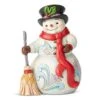 Enesco Jim Shore Heartwood Creek Snowman With Broom And Scarf Figurine, 8.5 Inch, Multicolor 7 Enesco Jim Shore Heartwood Creek Snowman With Broom And Scarf Figurine, 8.5 Inch, Multicolor -Department 56 Shop 41dvNxn2LfL