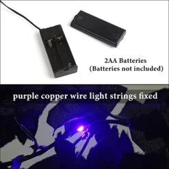 FINGOOO 2 Pack Black Garland Halloween,5.9Ft Black Vines Maple Leaf With Purple Lights For Fireplace Stairs Party Hanging Decor 9 FINGOOO 2 Pack Black Garland Halloween,5.9Ft Black Vines Maple Leaf With Purple Lights For Fireplace Stairs Party Hanging Decor -Department 56 Shop 41eKlAtRueL