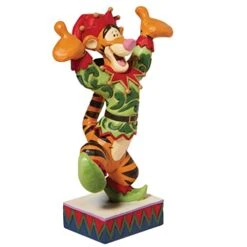 Enesco Disney Traditions By Jim Shore Tigger Elf Personality Pose Figurine, 4.92 Inch, Multicolor -Department 56 Shop 41eY3Ti43SL