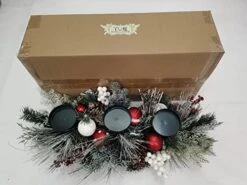 V&M VALERY MADELYN 30 Inch Traditional Red White Christmas Candle Holder With Berry Pine Cone And Ball Ornaments, Candle Holders Candelabrum Centerpiece For Tabletop Xmas Decor(Excluded Candles) 10 V&M VALERY MADELYN 30 Inch Traditional Red White Christmas Candle Holder With Berry Pine Cone And Ball Ornaments, Candle Holders Candelabrum Centerpiece For Tabletop Xmas Decor(Excluded Candles) -Department 56 Shop 41ebHNV8gIL