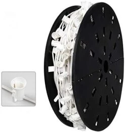 Brightown Commercial 500 FT C9/E17 Christmas Light Sockets Set Spool, UL Listed C9 Sockets Patio String Lights C9 Strands - 12 Spacing Green Wire 21 Brightown Commercial 500 FT C9/E17 Christmas Light Sockets Set Spool, UL Listed C9 Sockets Patio String Lights C9 Strands - 12 Spacing Green Wire -Department 56 Shop 41ef9MdwdL. AC
