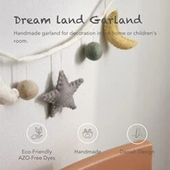 Én Gry & Sif Night Garland- Felt Clouds, Garland Decor, Room Decor For Boys And Girls, Banner Garland, Garland Tassel, Star Garland Room Decor, Banner Garland, Classroom Garland Decor, 6 Ft 11 Én Gry & Sif Night Garland- Felt Clouds, Garland Decor, Room Decor For Boys And Girls, Banner Garland, Garland Tassel, Star Garland Room Decor, Banner Garland, Classroom Garland Decor, 6 Ft -Department 56 Shop 41fOvy2uzYL