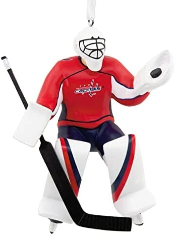 Hallmark NHL Washington Capitals Goalie Christmas Ornament 9 Hallmark NHL Washington Capitals Goalie Christmas Ornament - Image 9