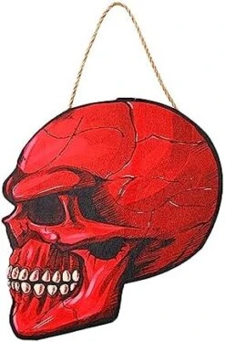 GENERIC Halloween Door Hanger Party Decoration Atmosphere Hanging Pendant（1 PC） Mini Ornament (A, One Size) -Department 56 Shop 41gCcRfVV7L. AC 1