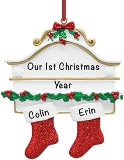 Personalized Christmas Ornaments Family Of 5 – Polyresin Red Stockings Family Ornament – Unique Family Christmas Ornaments 2022 – Gifts For Mom, Dad, Kids, Grandma, Grandpa – Durable Family Décor -Department 56 Shop 41gHz8NZ8QL. AC