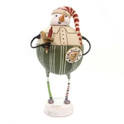 Lori Mitchell Night Before Christmas Polyresin Cookies For Santa Snowman 11117
