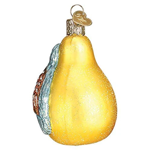 Old World Christmas Ornaments Partridge In A Pear Glass Blown Ornaments For Christmas Tree 2 Old World Christmas Ornaments Partridge In A Pear Glass Blown Ornaments For Christmas Tree - Image 2