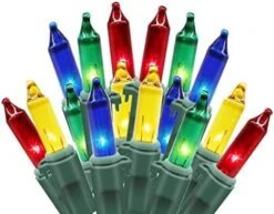 Winkstar 200 Count 52ft Christmas Decoration Lights Connectable,Christmas String Lights, Mini Christmas Decoration Lights, Xmas Tree Lights For Outdoor Indoor(Warm Wihte-1) -Department 56 Shop 41hdq79laPL. AC