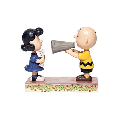 Enesco Jim Shore Peanuts Christmas Pageant Charlie Brown And Lucy Directors Figurine, Multicolor 2 Enesco Jim Shore Peanuts Christmas Pageant Charlie Brown And Lucy Directors Figurine, Multicolor - Image 2