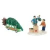 Department 56 National Lampoon Christmas Vacation The Griswold Family Tree Accessory Figurine, Brown, Green & Snow Christmas Vacation Clark And Rusty Figurine Village Accessory, Multicolored -Department 56 Shop 41iC8mjeOeL