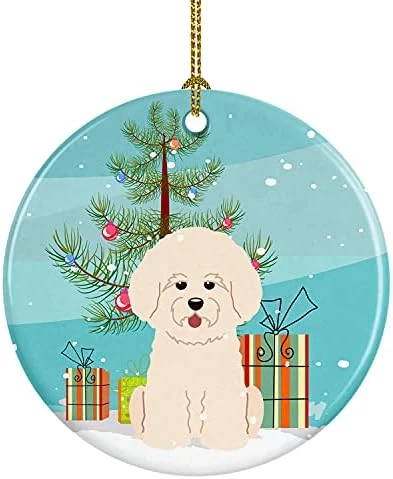 Caroline's Treasures Merry Christmas Tree Staffordshire Bull Terrier Brown Ceramic Ornament Christmas Tree Hanging Decorations For Home Christmas Holiday, Party, Gift, 3 In, Multicolor 10 Caroline's Treasures Merry Christmas Tree Staffordshire Bull Terrier Brown Ceramic Ornament Christmas Tree Hanging Decorations For Home Christmas Holiday, Party, Gift, 3 In, Multicolor - Image 10