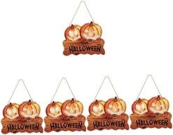 VOSAREA 3pcs Haunted For Trick Rustic Halloween Front Hanging Themed Decor Signs With Home Hangers Outdoor Sign Indoor Lighted House Battery Up Treat Pumpkin Decoration Lamp O Window 13 VOSAREA 3pcs Haunted For Trick Rustic Halloween Front Hanging Themed Decor Signs With Home Hangers Outdoor Sign Indoor Lighted House Battery Up Treat Pumpkin Decoration Lamp O Window -Department 56 Shop 41iV9GETN1L. AC