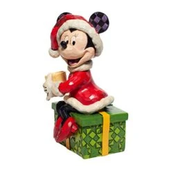Enesco Jim Shore Disney Traditions Santa Minnie Mouse With Hot Chocolate Figurine, 6.1 Inch, Multicolor -Department 56 Shop 41iVnbHuZdL