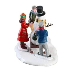 Lemax Christmas Figurine Kids Playing- #83355 - Kids Pulling A Snowman On A Sled In The Snow -Department 56 Shop 41ivqj72lpL