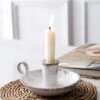 Kendiis Candle Holder Ceramic Candlestick Holder, Candlelight Stand For Spell Candles, Taper Candles, And Incense, Halloween Christmas Dining Room Home Decoration Display -Department 56 Shop 41ixOAG3qjL